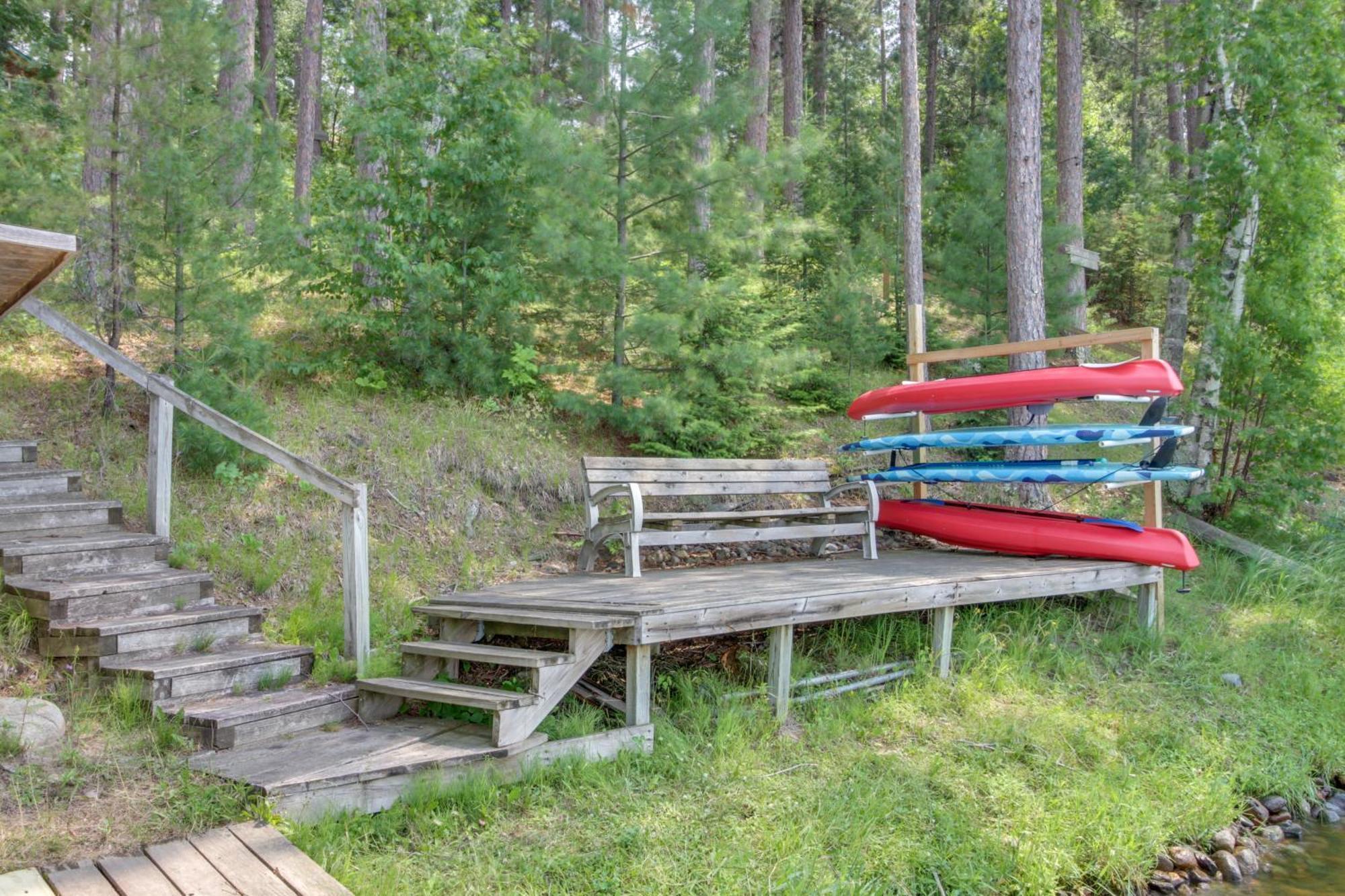 Pequot Lakes Cabin Retreat With Dock And 5 Bikes! Exterior photo